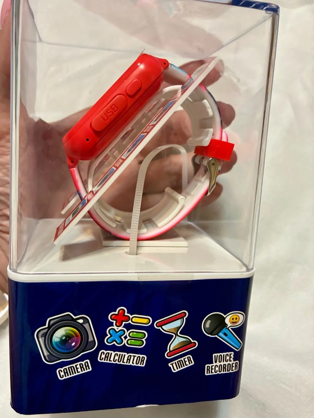 Spiderman Red Kids Touchscreen Smartwatch with Spider Graphics